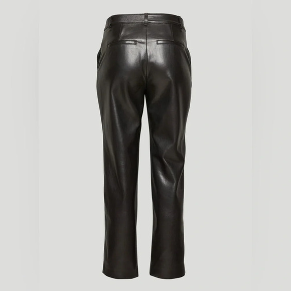 Aritzia Babaton Straight Vegan Leather Pant - Picture 6 of 7